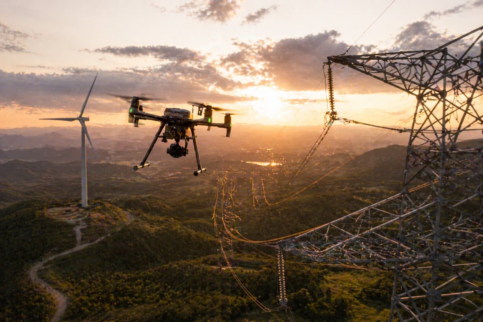 Drone infrastructure-inspection dataset built in-region